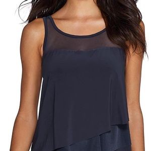Miraclesuit tankini top size 12